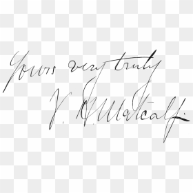 Men Of Mark 112 Victor Metcalf Sig - Handwriting, HD Png Download - victor png
