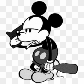Mickey Mickeymouse Blackandwhite Mouse Cartoon Cartoons - Mickey Mouse Drinking Smoking, HD Png Download - mickey mouse cartoon images png