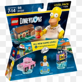 Lego Dimensions The Simpsons Level Pack, HD Png Download - lego dimensions png
