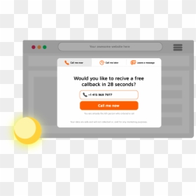 Screenshot, HD Png Download - call now button png