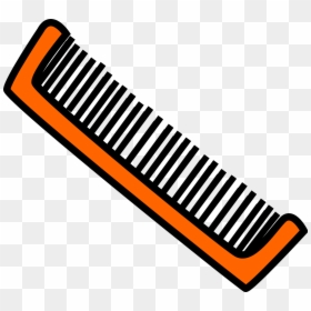 Hair Brush Clipart, HD Png Download - hair comb png