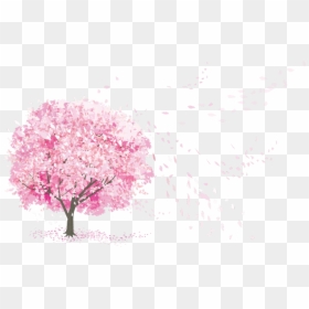 Blossom Tree Japan Png, Transparent Png - pink tree png