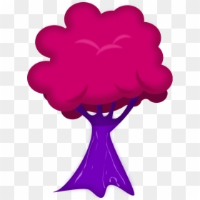 Transparent Background Cartoon Tree Png, Png Download - pink tree png