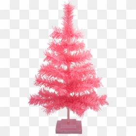 Transparent Pink Christmas Tree, HD Png Download - pink tree png