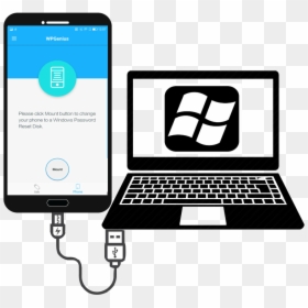 Laptop Vector, HD Png Download - restart button png