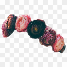 Black And Red Flower Crown Transparent, HD Png Download - red flower crown png