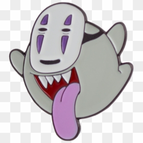 Boo Mario No Face, HD Png Download - boo mario png