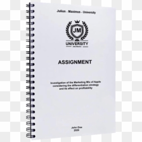 Research Paper Ring Bind, HD Png Download - spiral binding png
