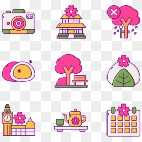 Clip Art, HD Png Download - cherry blossom vector png