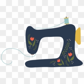 Transparent Sewing Machine Clipart, HD Png Download - sewing stitch png