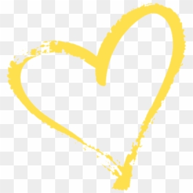 Transparent Yellow Hearts Png, Png Download - rustic heart png