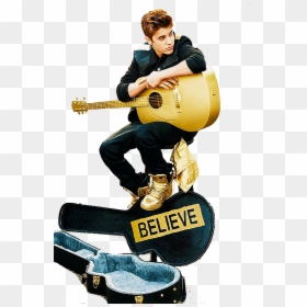 Justin Bieber With Guitar, HD Png Download - bieber png