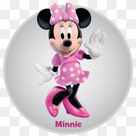 Moldura Minnie Rosa Png, Transparent Png - mickey mouse hand png