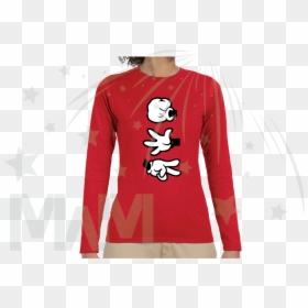 Mickey Christmas Shirt, HD Png Download - mickey mouse hand png