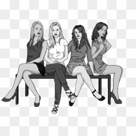 Sitting, HD Png Download - mean girls png