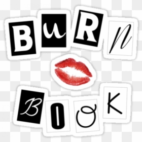 Mean Girls Burn Book Png, Transparent Png - mean girls png