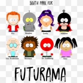 South Park Futurama, HD Png Download - bender futurama png