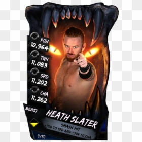 Wwe Supercard Beast Cards, HD Png Download - heath slater png