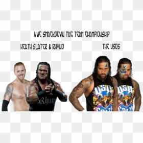 Wwe The Usos, HD Png Download - heath slater png