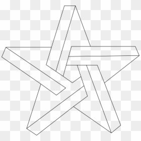 Draw Star Optical Illusion, HD Png Download - hand drawn stars png