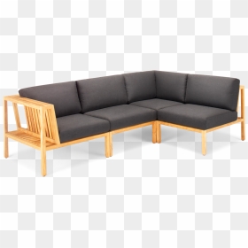 Transparent Couch Outdoor Clipart - Coffee Table, HD Png Download - wooden sofa png