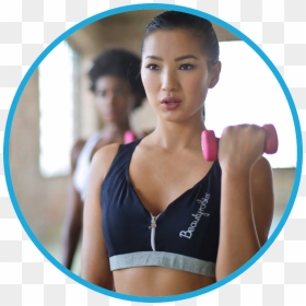 Active Aerobics Athlete - Asian Working Out, HD Png Download - aerobics png