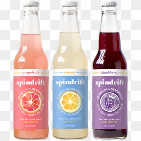 Spindrift Sparkling Water Bottle, HD Png Download - fruit juice glass png