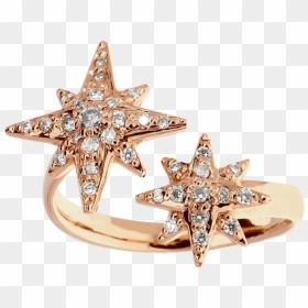 Stylish Golden Ring - Engagement Ring, HD Png Download - golden ring png