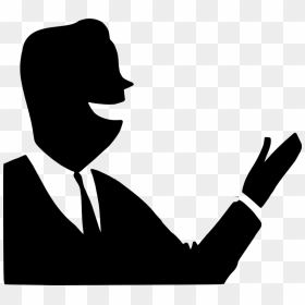 One Office Guy Gestures - Clip Art, HD Png Download - office man clipart png