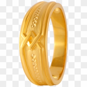 22kt Yellow Gold Ring For Men - Latest Model Gold Ring For Men, HD Png Download - golden ring png