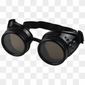 Vintage Steampunk Protective Goggles - Steampunk Goggles Black, HD Png Download - black goggles png