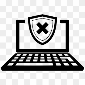 Unprotected Unsafe Vurlnerable Shield Laptop - Computer Repair Images Transparent, HD Png Download - laptop png file