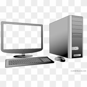 Clipartblack Com Tools Free - Clip Art Desktop Computer Computer, HD Png Download - desktop png images