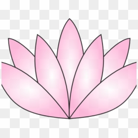 Lotus Clipart Easy Draw - Lily Pad Flower Clip Art, HD Png Download - lotus clipart png