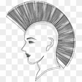 Iroquois, Man, Person, Face, Boy, Mohawk, Pink, Punk - Mohawk Hairstyle, HD Png Download - hairstyle png boy