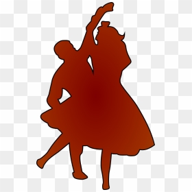 Promise Day Romantic Couple - Silhouette Salsa Dance Png, Transparent Png - couple images png