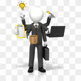 Time Management Animated Gif, HD Png Download - businessman full body png