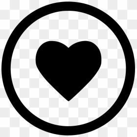 Love Sex Transfer Heart - Corazon Circulo Icono, HD Png Download - love symbol heart png