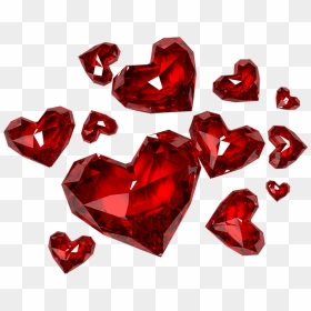 Diamond Hearts Png Clipart - Valentines Day Diamond Heart, Transparent Png - daimond png