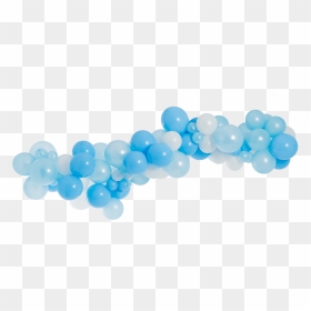Powder Blue Balloon Garland Kit - Blue & White Balloon Png, Transparent Png - garlands png