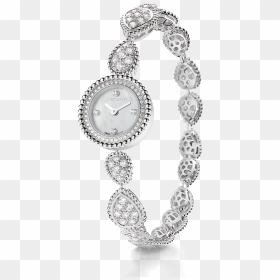 Boucheron Watch White Gold, HD Png Download - watch.png