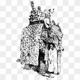 A Rajah"s Elephant - Illustration, HD Png Download - elephant png image