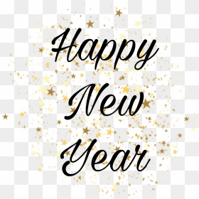 Happy New Year 🎉 - Calligraphy, HD Png Download - happy newyear png