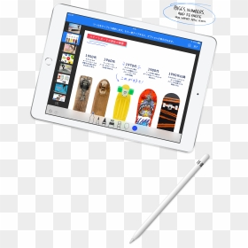 Mobile In Hand - Ipad 6 Geração Apple Pencil, HD Png Download - tab png images