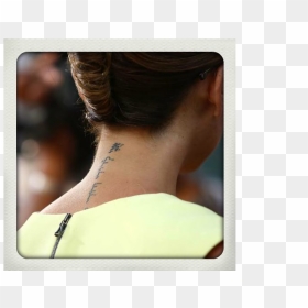Hebrew Tattoo On Neck - Tattoo, HD Png Download - neck tattoos png