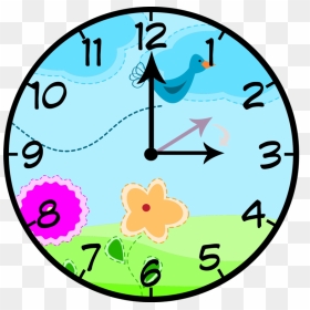 Clock,home Accessories,aqua - 12 45 O Clock, HD Png Download - wall watch clipart png