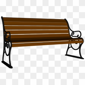 Bench Clipart Wooden Sofa - Clipart Bench, HD Png Download - wooden sofa png