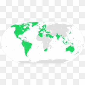 Availability Of Spotify In The World - World Map, HD Png Download - available on spotify png