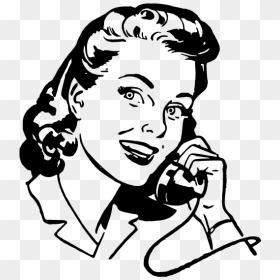 Telephone - Royalty Free Retro Clipart, HD Png Download - telephone png image