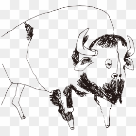Sketch, HD Png Download - buffalo png images